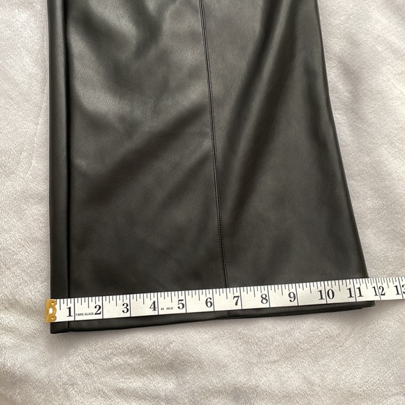 π Dynamite Wide Leg Faux Leather Black 6 NWT - Picture 11 of 16
